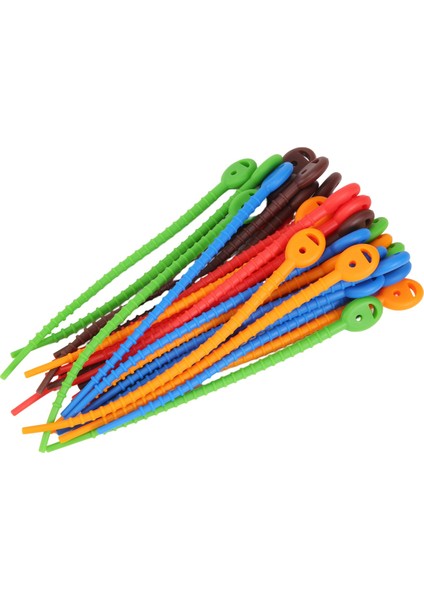 30 Pcs Silikon Kablo Bağları, Dayanıklı Fermuarlı Bağlar, Çanta Mühür Klipsleri, Kablo Askıları, Ekmek Bağları, Ev Ofis Için Kauçuk Büküm Bağları (Yurt Dışından) fiyatları