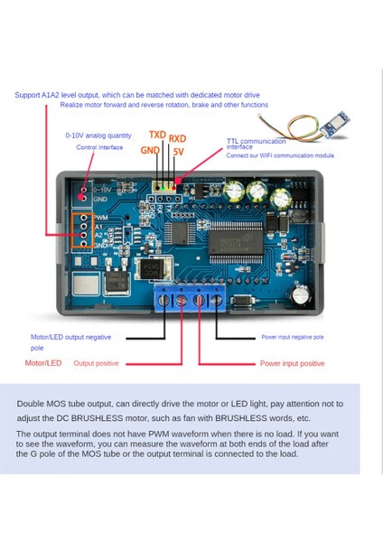 Kablosuz Wıfı App 6V-30V 5A 150W Dc Motor Hız Kontrol Cihazı Pwm LED Aydınlatma Karartma Yavaş Başlangıç Yavaş Durdurma Kodlayıcı (Yurt Dışından) indirimleri