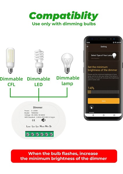 Mini Wifi Akıllı Ev Karartma Anahtarı Tuya App Uzaktan Kumanda Ses Zamanlama Parlaklık Ayarı Anahtarı Siyah (Yurt Dışından)