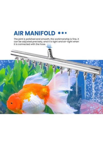 Akvaryum Aksesuarları 12 Yollu Akvaryum Hava Yönlendirici Kontrol Vanası Oksijen Pompası Hortum Giriş Çapı 8mm (Yurt Dışından) fırsatları