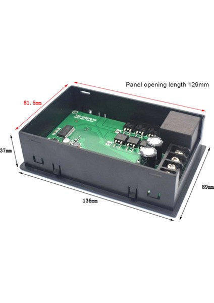 Dc 10-55V Motor Hız Kontrol Modülü Dijital Ekran 0-100% Ayarlanabilir Hız Regülatörü Kontrol Regülatörü (Yurt Dışından)