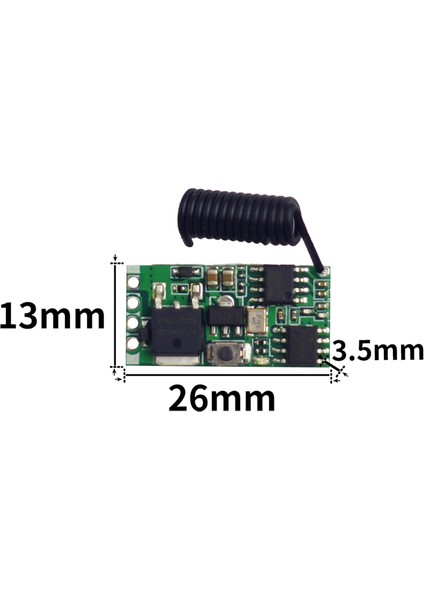 1 Adet Kablosuz Denetleyici Dc Motor Hız Regülatörü 3.7-24V Yüksek Güçlü Sürücü Modülü (Yurt Dışından)