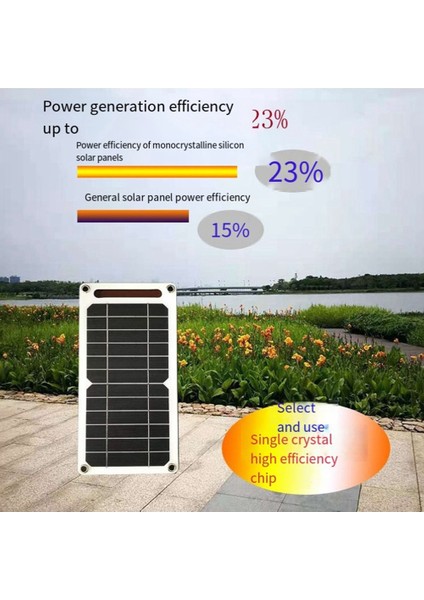 Güneş Fotovoltaik Paneli 6 V USB Taşınabilir Su Geçirmez Panel Cep Telefonu Güç Bankası 6 W Pil Şarj Cihazı Açık Seyahat (Yurt Dışından) fırsatları