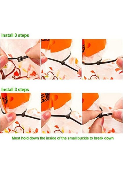 500 Adet Kablo Bağları Siyah Ağır Hizmet Fermuarlı Bağlar 2,5 x 100 Mm, 2,5 x 150 Mm, 2,5 x 160 Mm, 2,5 x 200 Mm, 2,5 x 300 mm (Yurt Dışından) fırsatları