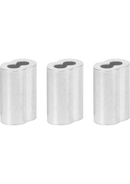 200 Adet 1/16 Inç Kablo Yüksük Seti Alüminyum Alaşımlı Sıkma Döngü Kolu Tel Halat Için (Yurt Dışından) fiyatları