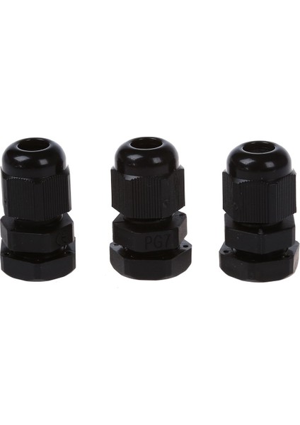 4-7mm Çaplı Kablo Için 30 Adet Pg7 Su Geçirmez Konnektör Rakoru Siyah (Yurt Dışından) fiyatları