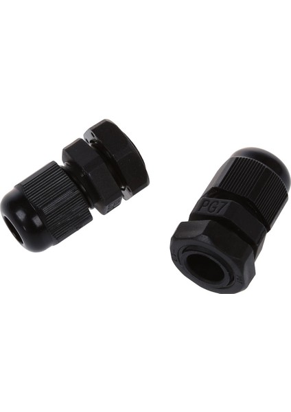 4-7mm Çaplı Kablo Için 30 Adet Pg7 Su Geçirmez Konnektör Rakoru Siyah (Yurt Dışından) fırsatları
