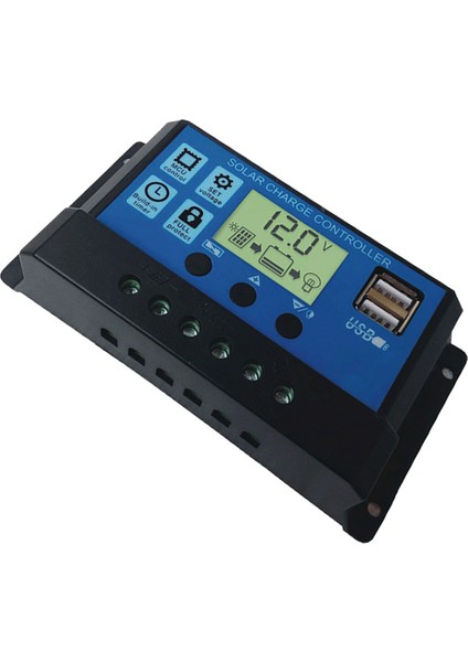 Akıllı Solar Şarj Kontrol Cihazı 24V10A Pil Şarj Cihazı Hd Ekran Kontrol Cihazı USB Çıkışı (Yurt Dışından) fiyatları