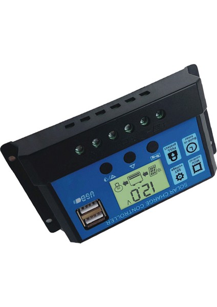 Akıllı Solar Şarj Kontrol Cihazı 24V10A Pil Şarj Cihazı Hd Ekran Kontrol Cihazı USB Çıkışı (Yurt Dışından) modelleri