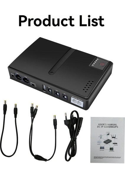 Dc Ups Kesintisiz Güç Kaynağı Mini Ups 5V9V12V 36W 10400MAH Yönlendirici Optik Cat Monitör Yedek Güç Kaynağı Ab Fişi (Yurt Dışından) fiyatları