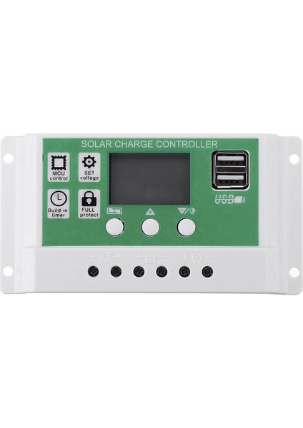 20A 12V/24V Güneş Şarj Kontrol Cihazı Pwm Akü Şarj Cihazı Kurşun Asit Akü Li-Ion Lityum Aküler Için Pv Regülatörü (Yurt Dışından)
