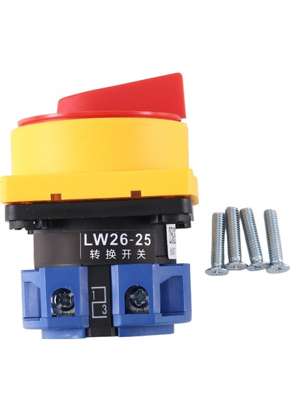 25A Izolatör Anahtarı Değiştirme Anahtarı 2 Pozisyon Evrensel Kam Seçici Mandallama Anahtarları 550V 25A (Yurt Dışından) fiyatları