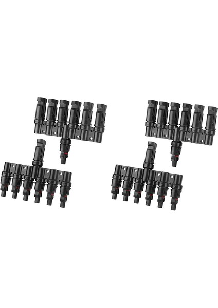 2 Çift 6 Ila 1 T Dal Konnektörü Güneş Paneli Konnektörleri Kablo Ayırıcı Bağlantı Parçası Güneş Kablo Konnektörleri Rv Için (Yurt Dışından)