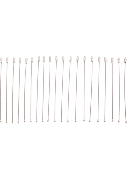 20 Adet Paslanmaz Çelik Tel Anahtarlık Halka Tutucu Metal Kablo Tel Ipi Açık Havada Asılı Için Vida Kilitleme ile (Yurt Dışından) fırsatları