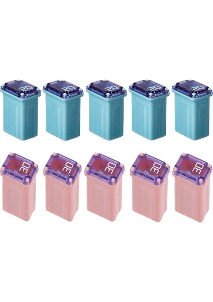 10 Adet 20AMP 30AMP Minyatür Kutu Sigortalar Fmm Mcase Tipi Fmm Maxi Sigortalar ("düşük Darbe") (Yurt Dışından)