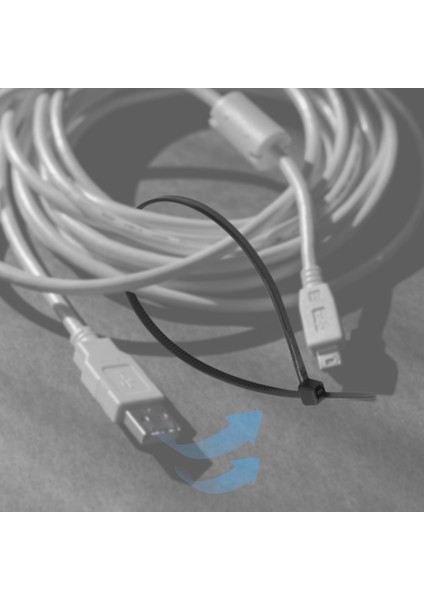 100 Adet 150 x 1.8mm Elektrik Kablo Bağı Sarma Naylon Sabitleme Siyah (Yurt Dışından) modelleri