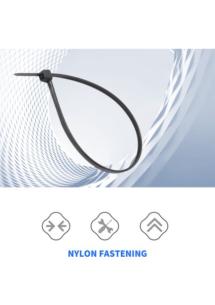 100 Adet 150 x 1.8mm Elektrik Kablo Bağı Sarma Naylon Sabitleme Siyah (Yurt Dışından) fırsatları