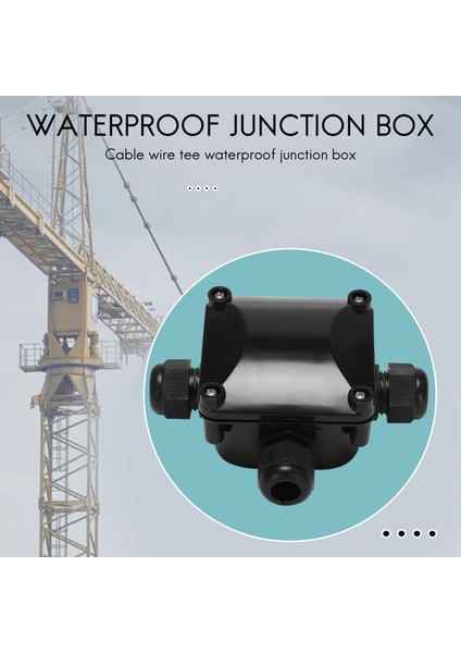 Kutu Su Geçirmez IP68 Harici Elektrik Bağlantı Kutusu 3 Yollu Kablo Konektörü Dış Mekan Için 5.5mm-10.2mm (8'li Paket) (Yurt Dışından) fiyatları