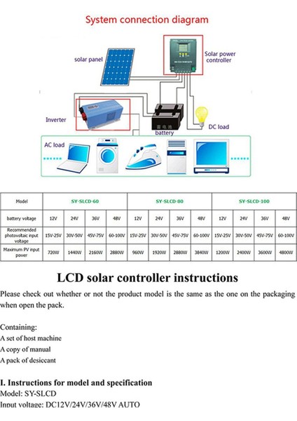 60A Mppt Güneş Şarj Kontrol Cihazı 12V 24V 36V 48V Akü Sistemi Otomatik, Pv Güneş Paneli Regülatörü (Yurt Dışından)