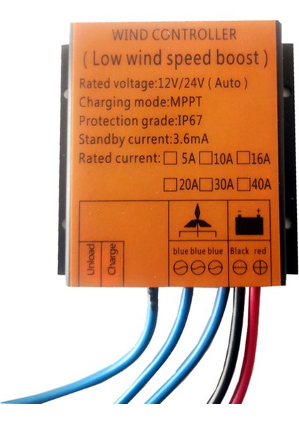 400W Voltaj Arttırma Rüzgar Kontrol Cihazı 12V 24V Mppt Doğrultucu Rüzgar Şarj Kontrol Cihazı Türbin Jeneratörü Için Düşük Rüzgar Hızı (Yurt Dışından)