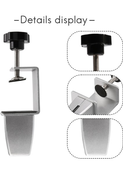 Adet Hapşırma Koruyucu Kelepçe Braketi Masa Bölme Kelepçesi 1/8 Inç Ila 1 Inç Kalın Akrilik Paneller Ayarlanabilir C Şekli Kelepçe (Yurt Dışından) indirimleri