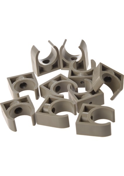 10 Adet 25MM Çap Ppr Su Temini Boru Kelepçeleri Klipler Bağlantı Parçaları (Yurt Dışından)