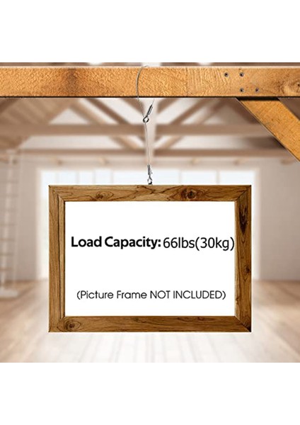 2pcs Ayarlanabilir Resim Asma Tel Seti - Ağır Hizmet Tipi Donanım, 1m X1.5mm Paslanmaz Çelik Kablolar Asma Halat (Yurt Dışından) fiyatları