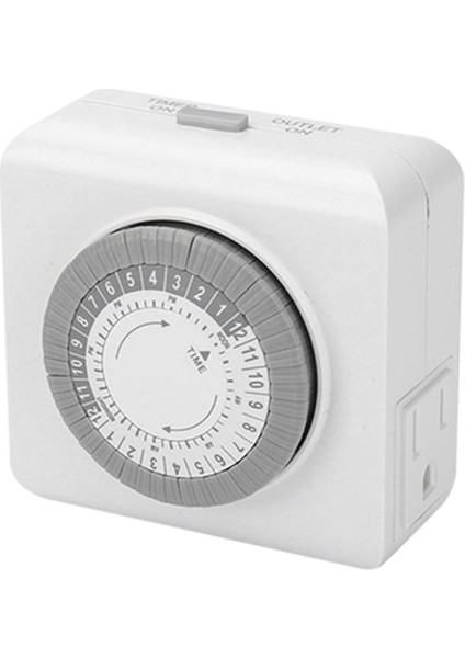 HU11M Amerikan Standart Zamanlama Soketi Akıllı Mekanik Zaman Anahtarı 24 Saat Döngü Zamanlayıcısı (Yurt Dışından)