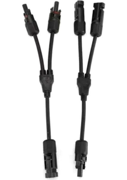 Güneş Paneli Için Güneş Konnektörleri Y Dalı Paralel Pv Adaptör Kablosu Tel Fiş Takım Seti (M/ff+F/mm) (Yurt Dışından)