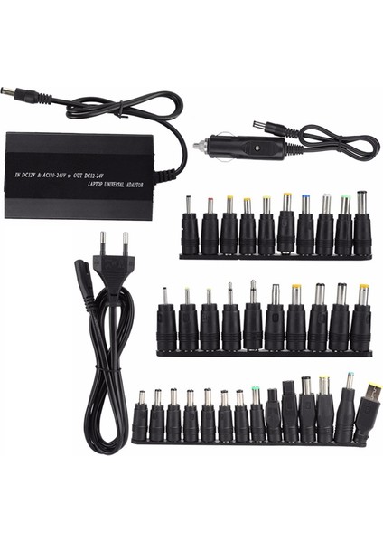 34 Dc Konnektörlü Evrensel Dizüstü Bilgisayar Güç Adaptörü Dizüstü Bilgisayar Adaptörü Ev/araba Kullanımı Için (Ab Fişi) (Yurt Dışından) fırsatları