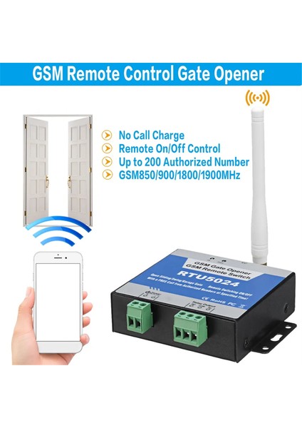RTU5024 Gsm Kapısı Açıcı Röle Uzaktan Kapı Aksesuarları Ev Yatak Odası Malzemeleri Için 850/900/1800/1900MHZ Anahtarları (Yurt Dışından) indirimleri