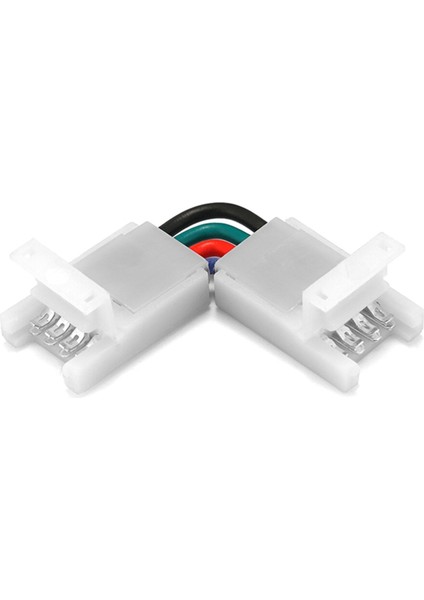 LED Şerit Konektörü 10MM Sağ Açı Ayarlanabilir Konektör 3528/5050 Smd Rgb LED Şerit 90 Derece Açı 3-Pin (Yurt Dışından)