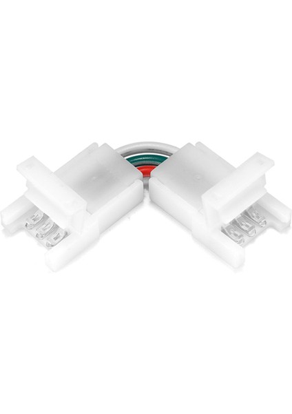 LED Şerit Konektörü 10MM Sağ Açı Ayarlanabilir Konektör 3528/5050 Smd Rgb LED Şerit 90 Derece Açı 3-Pin (Yurt Dışından)