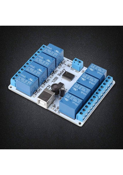 12V USB Röle Kartı 8 Kanallı 12VDC Tip-B USB Röle Kartı Otomasyon Robotik Için Modül Kontrol Cihazı (Yurt Dışından) indirimleri