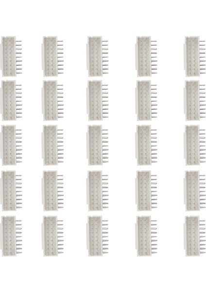 25 Adet Btc Bch Ltc Zec Eth Dcr Madenci Konektörü 2X9P Erkek Soket Kavisli Iğne Için Uygun Asic Miner Antminer S9 Z11 (Yurt Dışından)