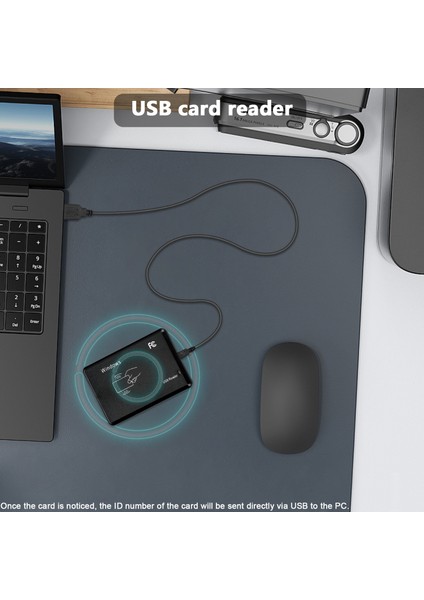 USB Rfıd Desktop Kimlik Kartı Okuyucu Temassız Kart Okuyucu (Yurt Dışından)