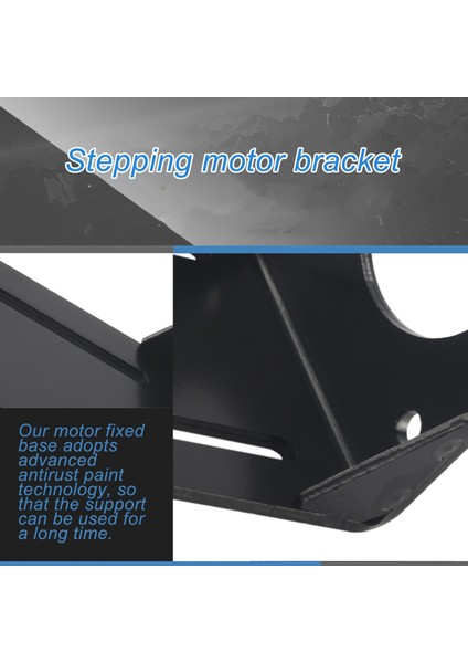 Adet 57 Step Motor Nema 23 Sabit Koltuk, Nema 23 Step Motor Çelik Montaj Braketi, Montaj Vidaları ile (Yurt Dışından)