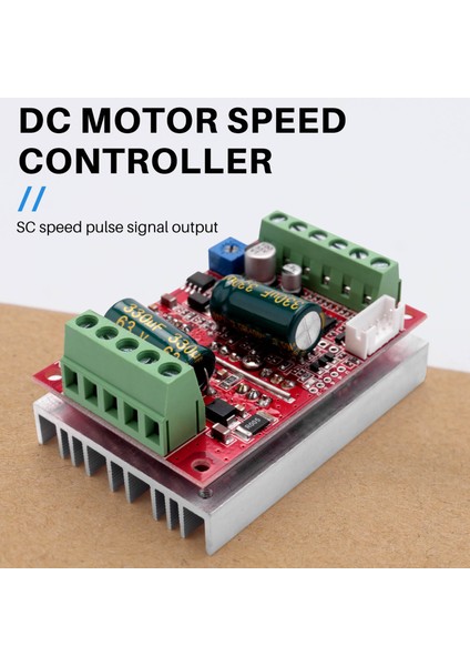 Dc 6-60V 400W Bldc Üç Fazlı Dc Fırçasız Motor Kontrol Cihazı Pwm Salonu Motor Kontrol Sürücü Kartı 12V 48V (Yurt Dışından)