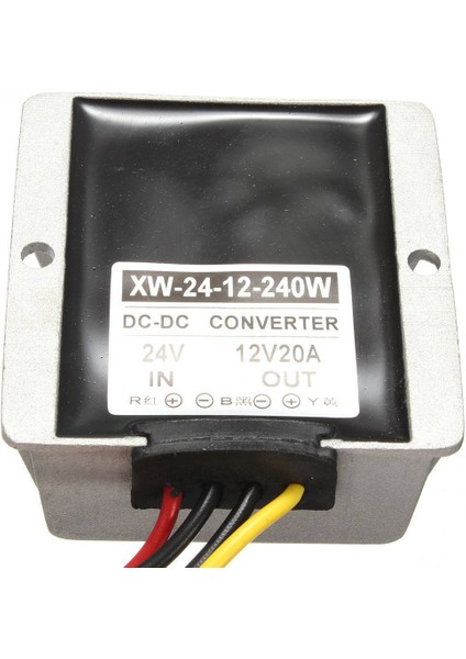 Dc/dc Gerilim Dönüştürücü Regülatör 24V 12V 20A 240W Anahtar Gücüne Kadar Adım Yeni (Yurt Dışından)