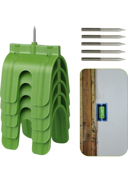 10 Adet Alçıpan Priz Kutusu Işaretleyicisi, Alçıpan Kablo Koruması Için Elektrik Prizi Işaretleyicisi Elektrik Kutusu Bulucu Siyah (Yurt Dışından)