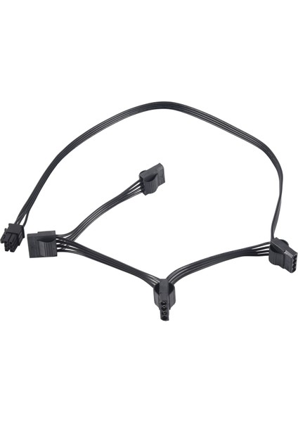 6pin Ila 4 Molex Modüler Güç Kaynağı Kablosu 6pin Ila 4 Ide Kablosu Corsaır RM1000X RM850X RM750X RM650X RM550X Modüler (Yurt Dışından)