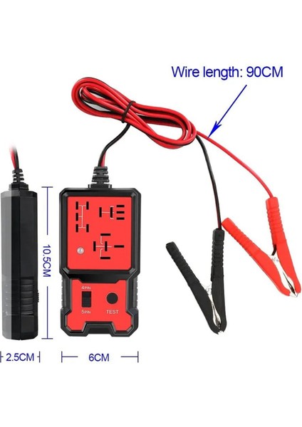 LED Gösterge Işığı Araba Akü Kontrol Cihazı Test Araba Röle Test Cihazı Tanı Aracı Aksesuarları Evrensel 12V (Yurt Dışından) indirimleri