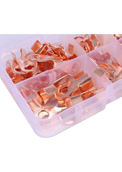 Açık Namlu Bakır Halka Pabucu Terminalleri Tel Sıkma Konnektör Çeşitleri Kiti Ot 10A 20A 30A 40A 50A (70'li Paket) (Yurt Dışından) fırsatları