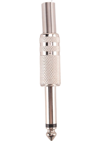 6.35MM Mono Amplifikatör Fişi 1/4 Inç Erkek Mono Mono Jack Ses Kablosu Konektörü Fişi Mikrofon Ses Konnektörleri 10 Adet (Yurt Dışından)