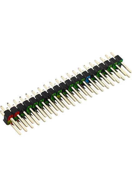 5 Adet 2 x 20 Pin Erkek Gpıo Başlığı Raspberry Pi Zero Için Çift Sıra 20 Pin Erkek Pin Gpıo Konnektörü Yığınlama Başlığı Uzatma (Yurt Dışından)
