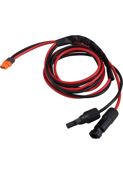 Güneş Konnektörü XT60I- F Adaptörü 12AWG Kablo Bağlantısı Güneş Paneli Şarj Kablosu Teli Güneş Jeneratörü Için 1,5 Metre (Yurt Dışından)
