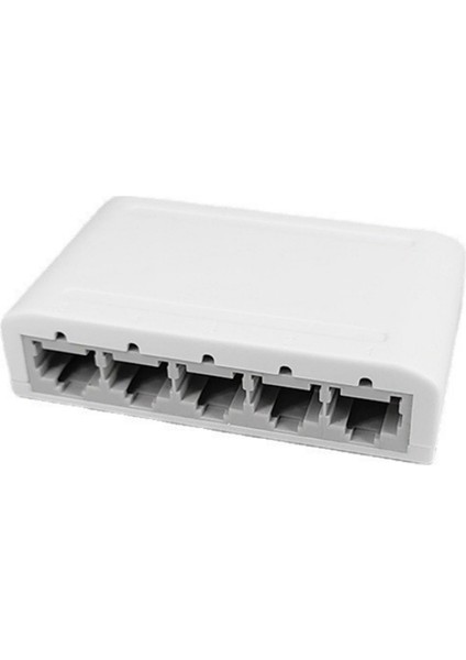 5 Port Veri Anahtarı, Ağ Hub'ı, Masaüstü Ethernet Ayırıcı, Tak ve Çalıştır Korumalı Portlar Fansız Sessiz (Yurt Dışından)