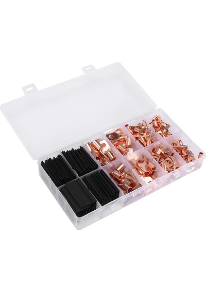 260PCS Bakır Halka Terminali Tel Kıvrım Sc Kablo Konektörü Sıralama Kiti (Yurt Dışından)