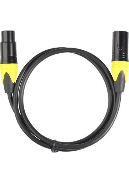 Xlr Kablo Erkek Kadın Ses Sinyal Kablosu Canon Dengeli Xlr Karon Mikrofon 3 Pin Xlr Kablo 10FT Sarı (Yurt Dışından)