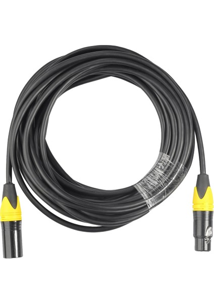 Xlr Kablo Erkek Kadın Ses Sinyal Kablosu Canon Dengeli Xlr Karon Mikrofon 3 Pin Xlr Kablo 10FT Sarı (Yurt Dışından)